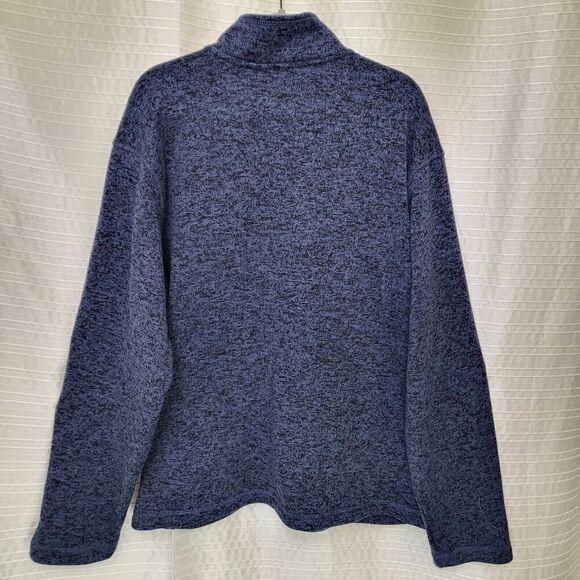 Eddie Bauer Convector 1/2 Zip Sweater Pullover Jacket Blue Heather Men's XL - Picture 4 of 10